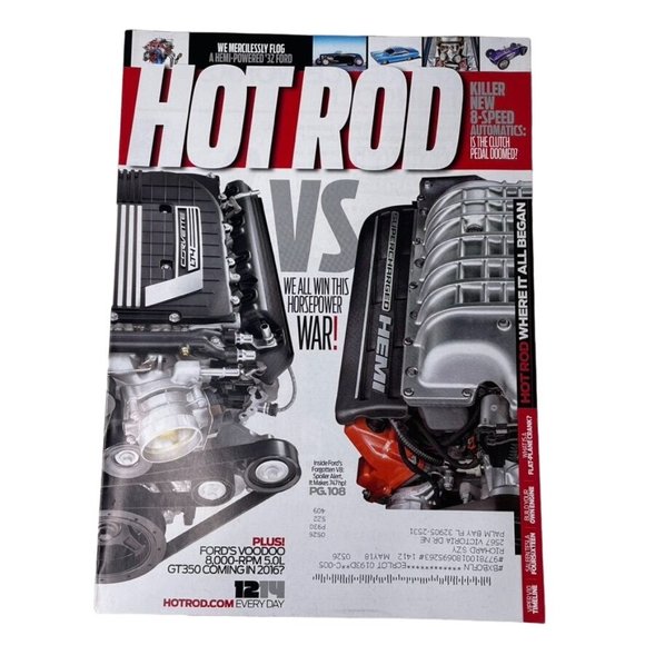 Source Interlink Media Other - Hot Rod Magazine u December 2014 Horsepower War